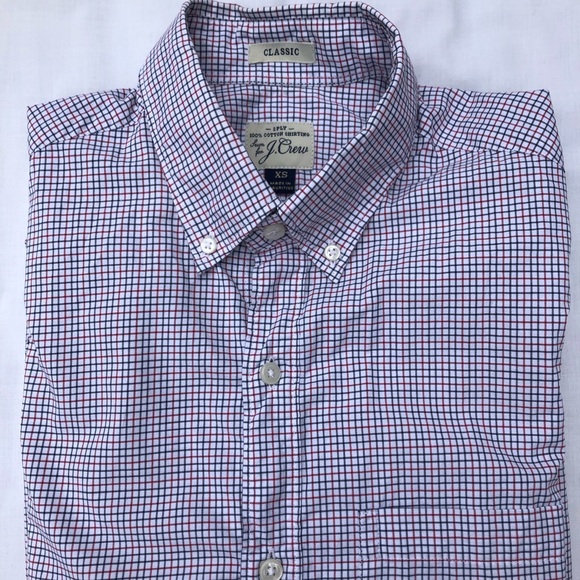J. Crew tattersall button-down classic fit XS - Picture 4 of 4